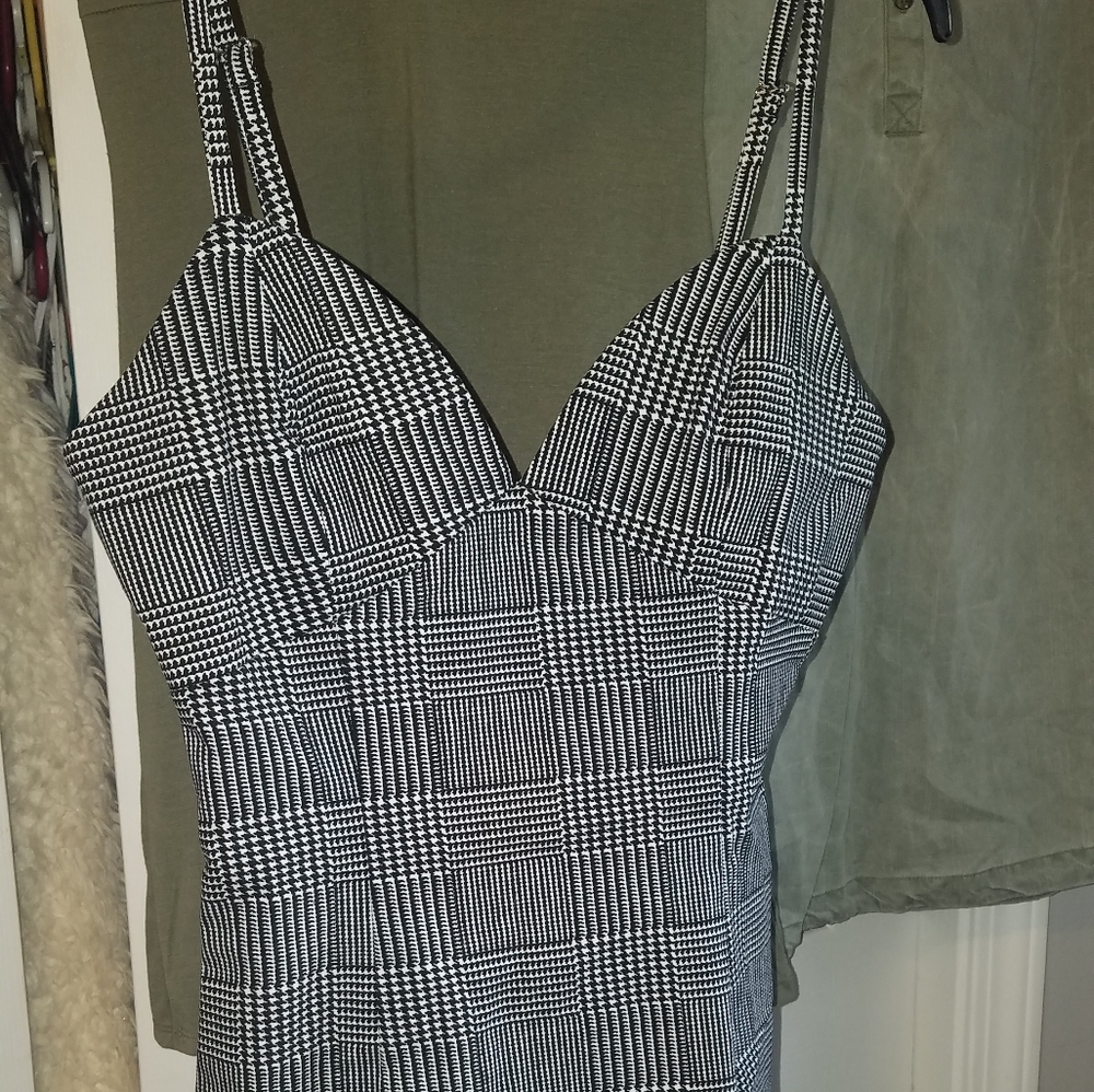 Houndstooth Dress